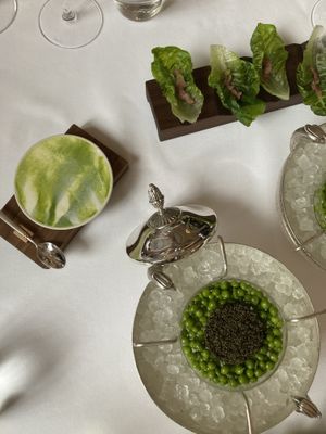 Caviar style dish  at Eleven Madison Park in New York City