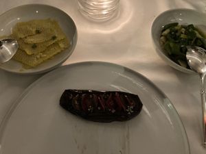 Eggplant dish  at Eleven Madison Park in New York City