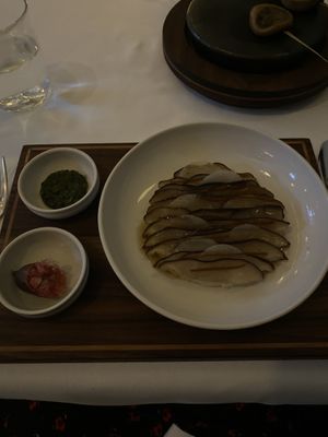 Rice and mushrooms  at Eleven Madison Park in New York City
