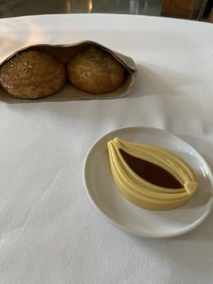 Onion butter and bread  at Eleven Madison Park in New York City