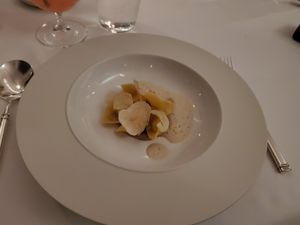 Truffle tortellini at Eleven Madison Park in New York City