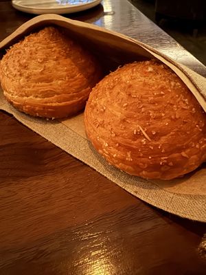 Laminated bread  at Eleven Madison Park in New York City