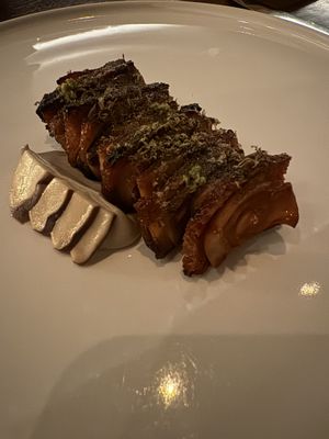 Mushroom and seitan —a peak eating experience   at Eleven Madison Park in New York City