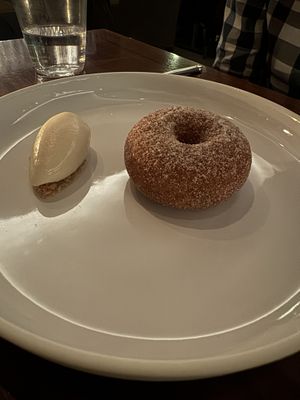 Donut and ice cream   at Eleven Madison Park in New York City