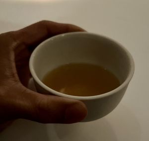 Radish tea  at Eleven Madison Park in New York City