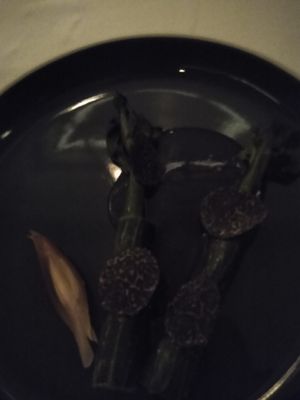 Black truffle dish at Eleven Madison Park in New York City