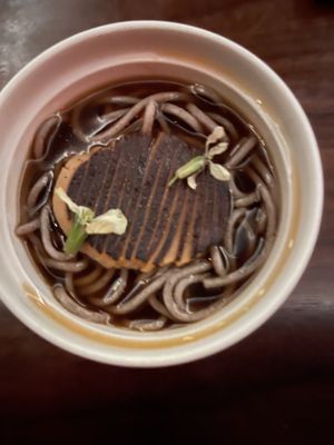 Mushroom sorba  at Eleven Madison Park in New York City