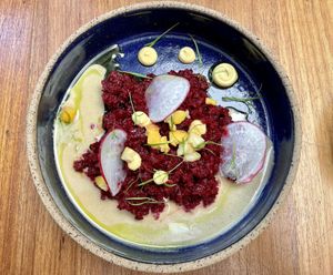 Beet tartare.  at Allma Restaurante - Maybe closed in Rio De Janeiro
