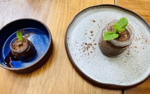 Brigadeiro and chocolate mousse at Allma Restaurante - Maybe closed in Rio De Janeiro