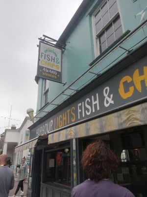 Front at Harbour Lights Fish & Chips in Falmouth