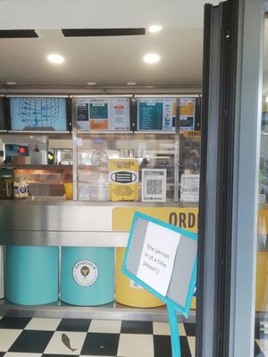 Inside at Harbour Lights Fish & Chips in Falmouth