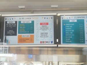 Menu at Harbour Lights Fish & Chips in Falmouth