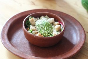 A salad with avocado   at Etnofood in Oaxaca
