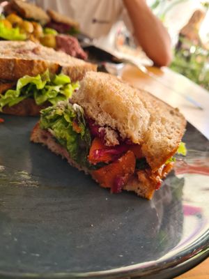 Sandwich at Etnofood in Oaxaca