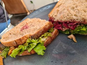 Sandwich at Etnofood in Oaxaca