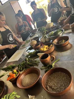 Love the barro clay dishes   at Etnofood in Oaxaca
