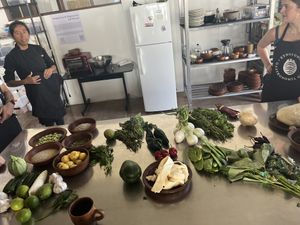 Martín on the left   at Etnofood in Oaxaca