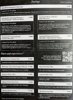 Menu 7 of 7, May 2023 at Etnofood in Oaxaca