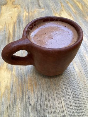 Chili Chocolate with water  at Etnofood in Oaxaca