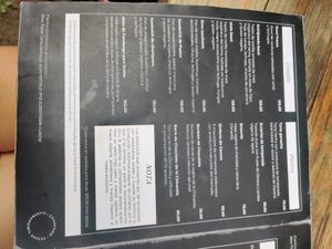 Menu at Etnofood in Oaxaca