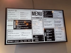 Menu at Daily Dose in Long Beach