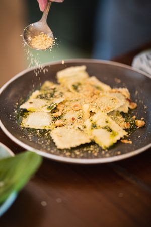 Green Velvet Pasta at Pastan Bristol in Bristol