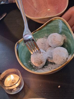 Biscoff doughnuts at Pastan Bristol in Bristol
