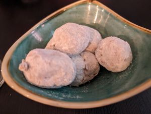 Biscoff doughnuts at Pastan Bristol in Bristol