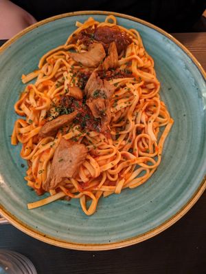 Formentera pasta at Pastan Bristol in Bristol