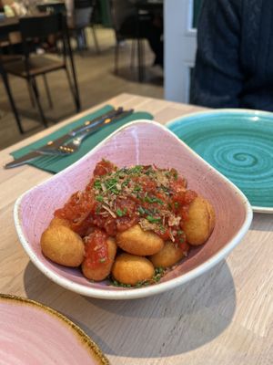Fried gnocchi   at Pastan Bristol in Bristol