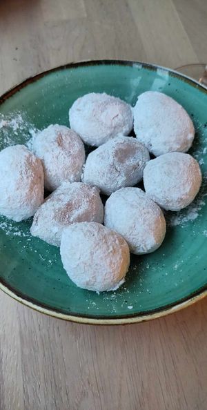 Biscoff mini doughnuts at Pastan Bristol in Bristol