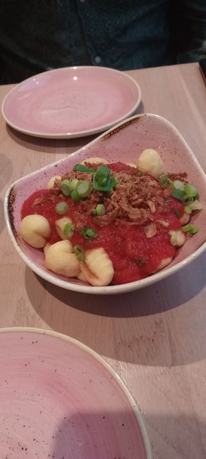 Loaded gnocchi w/ pomodoro sauce at Pastan Bristol in Bristol