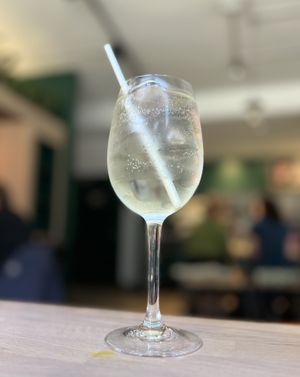 Elderflower cocktail   at Pastan Bristol in Bristol