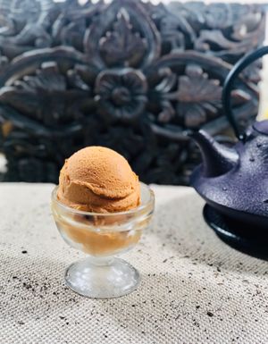 Thai iced tea at Title Belt Frozen Desserts in Charlotte