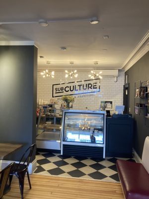The interior at Subculture Vegan Deli & Provisions  in Albany