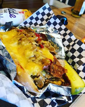 Philly cheese steak.  at Subculture Vegan Deli & Provisions  in Albany