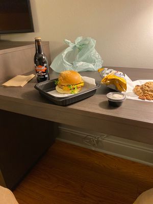 Good looking burger after a long day!  at Subculture Vegan Deli & Provisions  in Albany