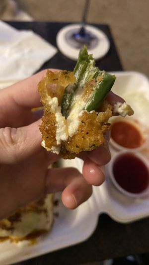 Jalapeño poppe  at Subculture Vegan Deli & Provisions  in Albany