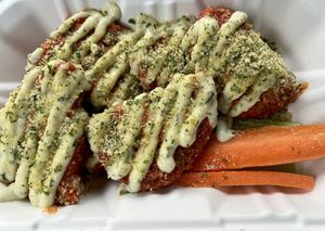 Pesto Marinara Wings   at Subculture Vegan Deli & Provisions  in Albany