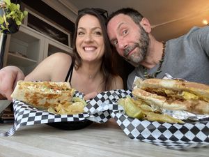 Happy customers   at Subculture Vegan Deli & Provisions  in Albany