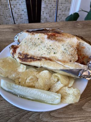 Chicken Parm Sandwich  at Subculture Vegan Deli & Provisions  in Albany