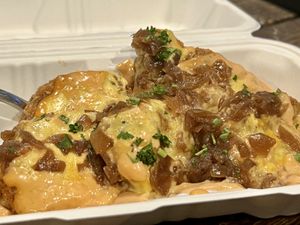 Animal style seitan wings  at Subculture Vegan Deli & Provisions  in Albany