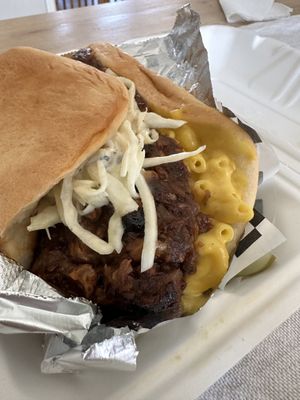 Jerk jackfruit sandwich special  at Subculture Vegan Deli & Provisions  in Albany