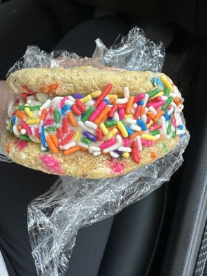 Rainbow Sprinkle Ice Cream Sandwich 🥪   at Subculture Vegan Deli & Provisions  in Albany