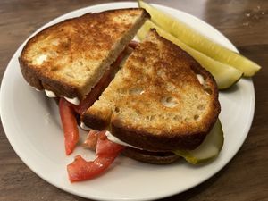 BLT (with pickles instead of lettuce!)  at Subculture Vegan Deli & Provisions  in Albany