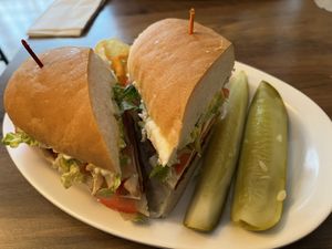 Italian Mix sandwich - outstanding!  at Subculture Vegan Deli & Provisions  in Albany
