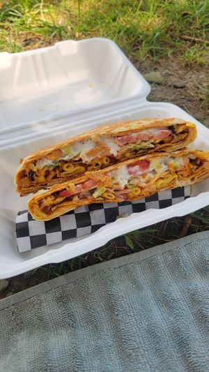 Buffalo Crunchwrap at Subculture Vegan Deli & Provisions  in Albany