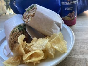 Chicken salad wrap  at Subculture Vegan Deli & Provisions  in Albany