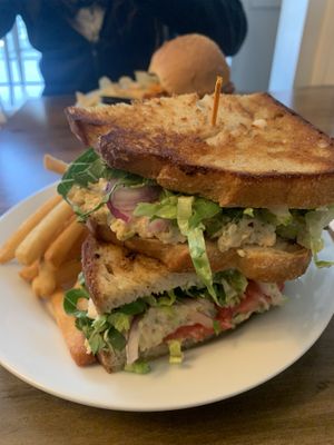 Jackfruit “tuna” sandwich   at Subculture Vegan Deli & Provisions  in Albany