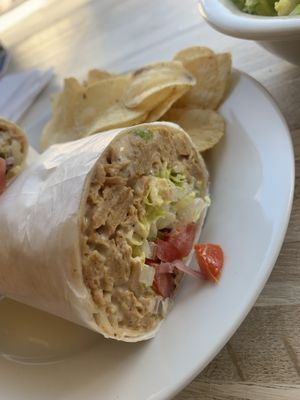 “Chicken” salad wrap  at Subculture Vegan Deli & Provisions  in Albany